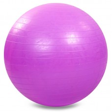 Мяч для фитнесса FitGo 650 мм фиолетовый, код: FI-1980-65_V
