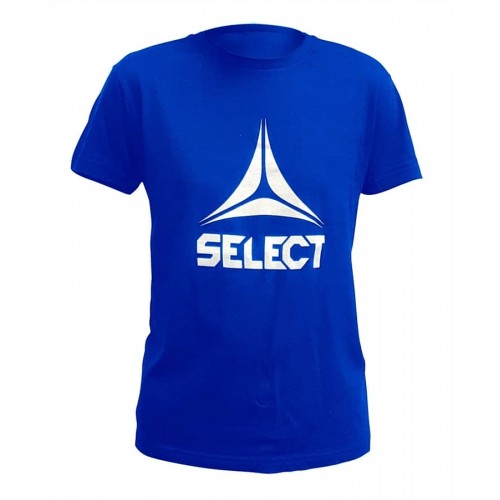 Футболка чоловіча Select T-shirt Basic With Big Select Logo XXL, синій, код: 5703543251384
