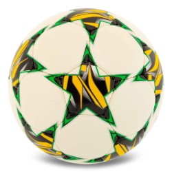 М"яч футбольний Panther Crystal №5 PU, білий-жовтий, код: FB-7931-S52