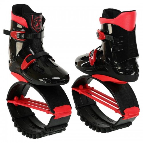 Фітнес джампери професійні Kangoo Jumps M (35-37), чорний-червоний, код: SK-4603_MBKR