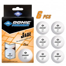 М'ячі Donic Jade ball 40+ 6 шт White, код: 618371-ST