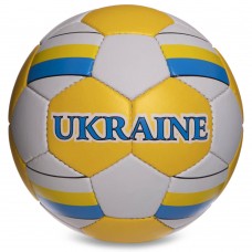 М'яч футбольний Ballonstar Ukraine №5, білий-жовтий, код: FB-0047-136-S52