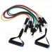 Еспандер багатофункціональний Zelart Resistance Band для фітнесу 5 джгутів у чохлі, код: ET-510-S52
