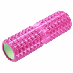 Масажний валик Spine SNS EVAYY4-45-rose red 45 см, рожевий, код: 11095-SNS