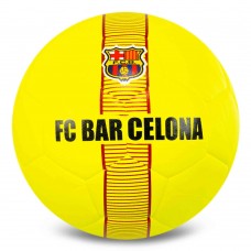 М"яч футбольний Hybrid Ballonstar Barcelona №5 PU, жовтий, код: FB-7955