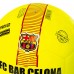 М"яч футбольний Hybrid Ballonstar Barcelona №5 PU, жовтий, код: FB-7955