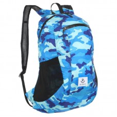 Рюкзак складний портативний 4Monster Water Resistant Portable 140х80 мм, камуфляж синій, код: T-CDB-24_KBL