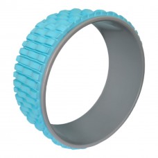 Колесо балансувальне для йоги SNS Хвилі O3-LT blue X 30 см, бірюзовий, код: 11109-SNS