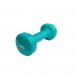 Гантель для фітнесу з вініловим покриттям Generation Fintess FF51D3B-1kg, 1х1 кг, бірюзовий, код: 523431-AX