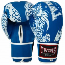 Боксерські рукавиці Twins PVC 12 унцій, синій, код: FBGV-S3_12BL