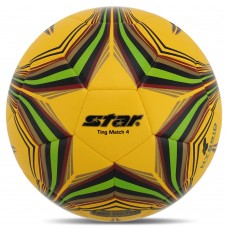 М"яч футбольний Star Ting Match 4 Hybrid №4 PU, жовтий, код: SB3154C-05-S52