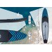 Надувна SUP дошка Thunder Steel з веслом, 3650х760х150 мм, синій, код: SUP-STEEL-BLUE