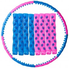 Обруч масажний FitGo Hula Hoop Double Grace Magnetic 1050 мм, код: JS-6008
