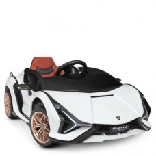 Дитячий електромобіль Bambi Lamborghini Sian, білий, код: M 4530EBLR-1-MP