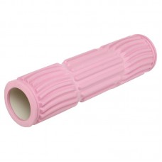 Ролер для йоги та пілатесу масажний FitGo 445x115 мм, рожевий, код: FI-6202_P