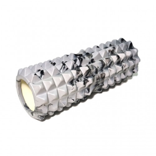 Масажний валик Spine SNS EVAYY4-33-KM 33 см, сіро-чорний, код: 11062-SNS