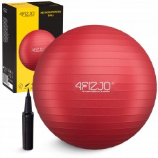 М"яч для фітнесу (фітбол) 4Fizjo 75 см Anti-Burst Red, код: P-5907739316356
