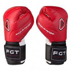 Боксерські рукавички FGT Cristal, 10oz, червоний, код: FT-2815/101-WS