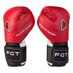 Боксерські рукавички FGT Cristal, 10oz, червоний, код: FT-2815/101-WS