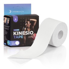Кінезіологічний тейп 4yourhealth Kinesio Tape 5000х50 мм, білий, код: 4YH_Tape_White