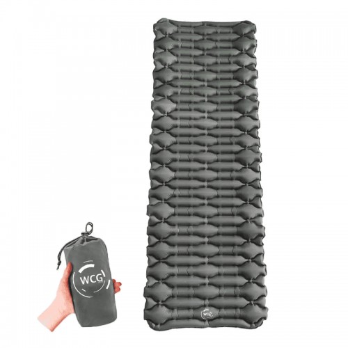 Надувний карімат WCG для кемпінгу 1860х660х60 мм, сірий, код: m08(gr)-IF