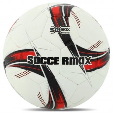 М"яч футбольний Soccermax Hybrid №5 PU білий-червоний, код: FB-4366-S52