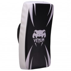 Маківара Вигнута шкіряна Venum Absolute Long Kick Shield 1шт чорний-білий, код: VN1201-S52