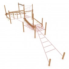 Канатний ігровий комплекс Miros “Говерла” 13890х6510х2350 мм, код: WP603 Канатний ігровий комплекс Miros “Говерла” 13890х6510х2350 мм, код: WP603
