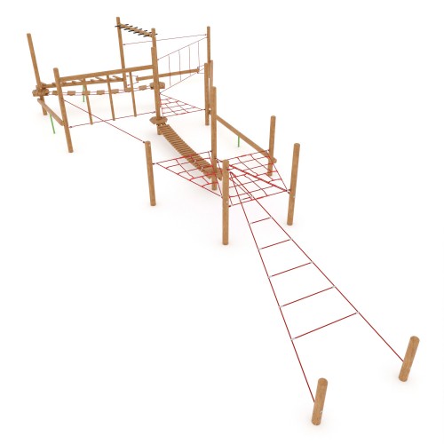 Канатний ігровий комплекс Miros “Говерла” 13890х6510х2350 мм, код: WP603 Канатний ігровий комплекс Miros “Говерла” 13890х6510х2350 мм, код: WP603
