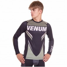 Рашгард з довгим рукавом Venum XL (48-50), зелений-чорний, код: 9522_XLGBK