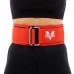 Пояс атлетичний текстильний Valeo спинка-10,5см, розмір M, червоний, код: TA-1148_MR