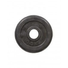 Диск гумовий HouseFit R-0,5, 0,5 кг, чорний, код: 00000023035