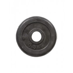 Диск гумовий HouseFit R-0,5, 0,5 кг, чорний, код: 00000023035
