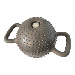 Гиря водоналивна для фітнесу шипована SNS YJ-COC-M 1,8-5,4 кг, сірий, код: 12895-SNS