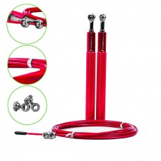 Скакалка швидкісна 4yourhealth Jump Rope Premium 300 см металева на підшипниках, червона, код: 4YH_0194_Red