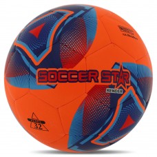 М"яч футбольний Hibred Soccer Star Render №5 PU, помаранчевий, код: FB-6036