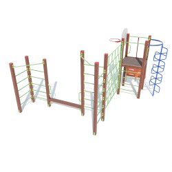 Гімнастичний комплекс Miros «Спортік-Плюс», код: DIO682