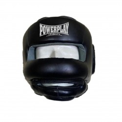 Боксерський шолом тренувальний PowerPlay з бампером PU + Amara XL чорний, код: PP_3067_XL_Black