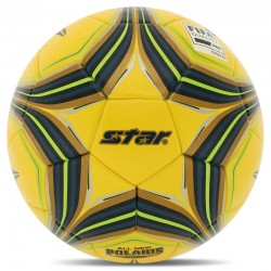 М'яч футбольний Star All New Polaris 3000 FIFA №5 PU, жовтий-салатовий, код: SB145FTB_YLG