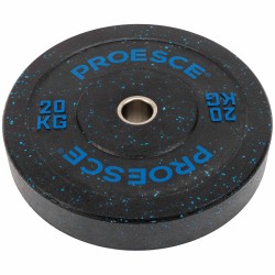 Бамперні диски із структурної гуми Record Bumper Plates 51мм, 20кг, чорний-синій, код: TA-4782-20 Бамперні диски із структурної гуми Record Bumper Plates 51мм, 20кг, чорний-синій, код: TA-4782-20