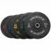 Бамперні диски із структурної гуми Record Bumper Plates 51мм, 20кг, чорний-синій, код: TA-4782-20