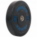 Бамперні диски із структурної гуми Record Bumper Plates 51мм, 20кг, чорний-синій, код: TA-4782-20
