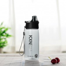 Пляшка для води Casno 580 мл, сіра, код: KXN-1179_Grey
