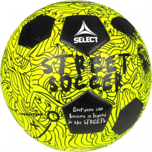 М"яч футбольний Select Street Soccer v24 №4,5, жовто-чорний, код: 5703543350407 М"яч футбольний Select Street Soccer v24 №4,5, жовто-чорний, код: 5703543350407