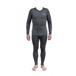 Термобілизна чоловіча Tramp Warm Soft комплект (футболка+штани) 2XL, сірий, код: UTRUM-019-grey-2XL