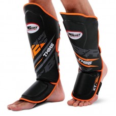 Захист гомілки та стопи для єдиноборств Twins L, чорний-помаранчевий, код: BO-5086_LOR Захист гомілки та стопи для єдиноборств Twins L, чорний-помаранчевий, код: BO-5086_LOR