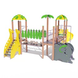 Ігровий комплекс Miros "Пірат" 4890x6210x3250 мм, код: DIO816 Ігровий комплекс Miros "Пірат" 4890x6210x3250 мм, код: DIO816