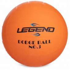 М"яч Dodgeball для гри у вишибалу Zelart №5 помаранчевий, код: DB-3284_OR-S52