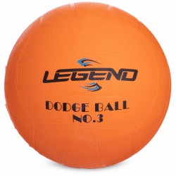 М"яч Dodgeball для гри у вишибалу Zelart №5 помаранчевий, код: DB-3284_OR-S52