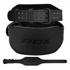 Пояс для важкої атлетики шкіряний RDX 6 Full XL Black, код: WBS-6FB-XL Пояс для важкої атлетики шкіряний RDX 6 Full XL Black, код: WBS-6FB-XL